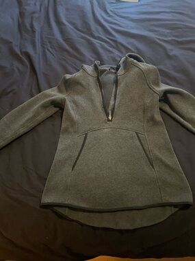 lululemon athletica Dark Gray Half-Zip Pullover Sweater